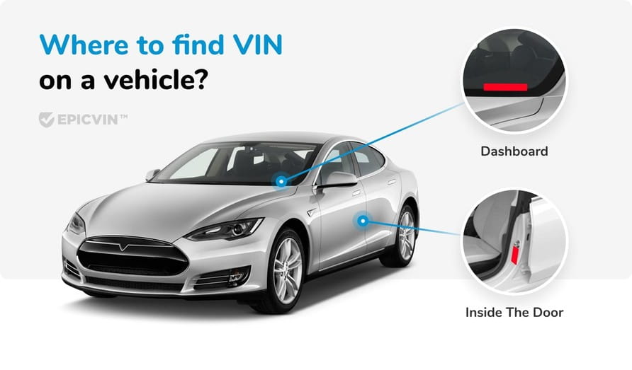 Where to find VIN on a vehicle?