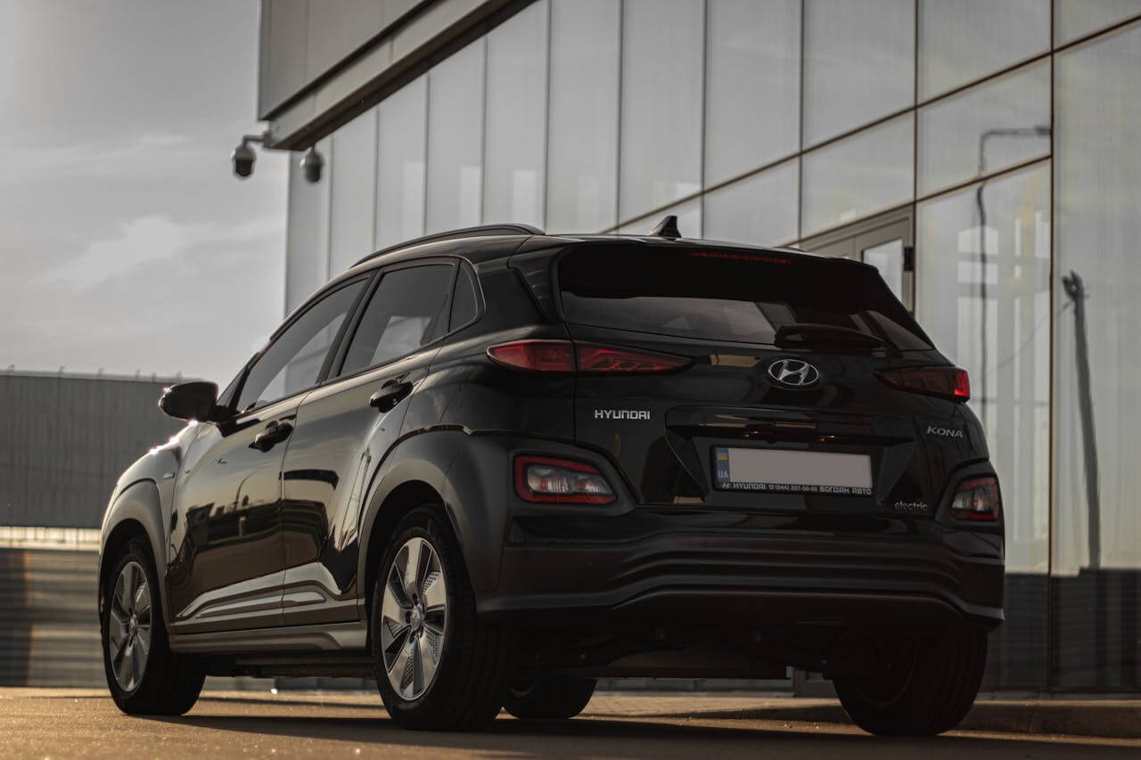 rear view of the vehicle Hyundai Kona